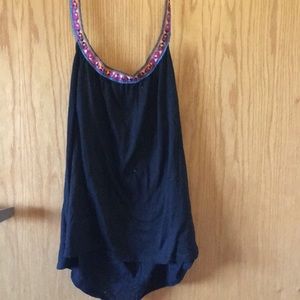 Tie halter neck top